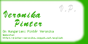 veronika pinter business card